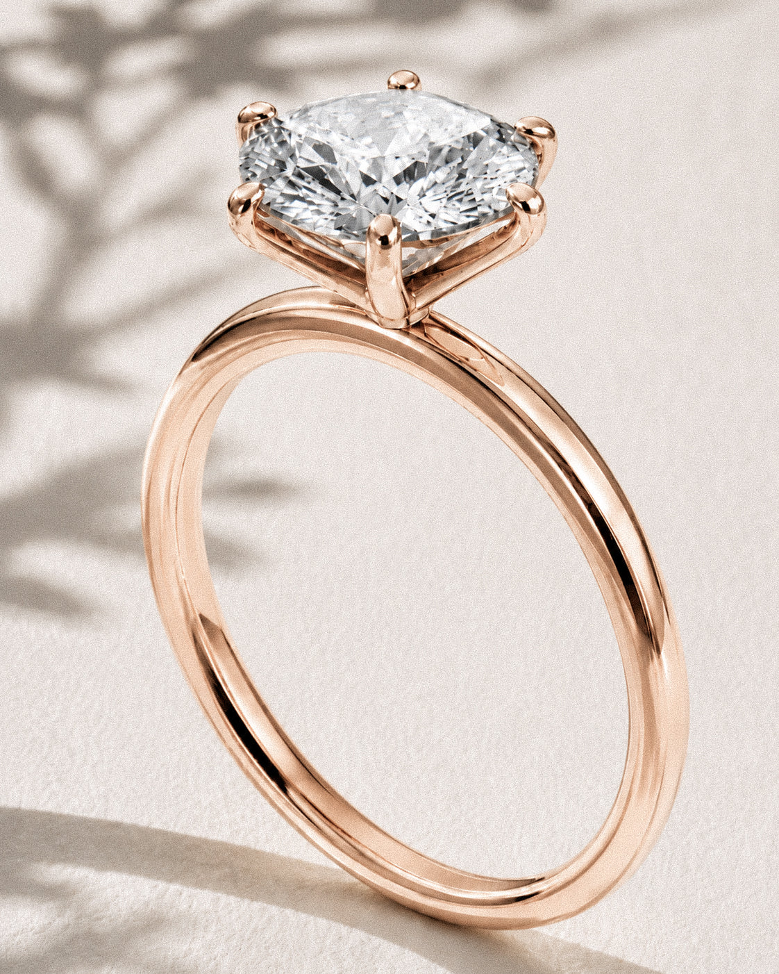 First Promise Round Cut Ring (Pave or Minimalism Band)