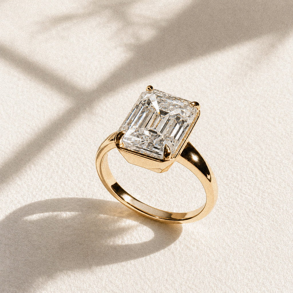 Still Light Cushion Bezel Ring