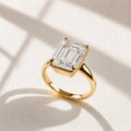 Still Light Cushion Bezel Ring