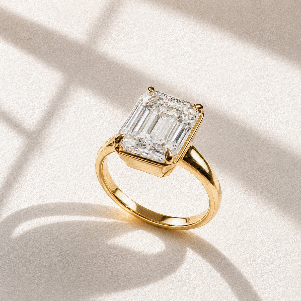 Still Light Cushion Bezel Ring