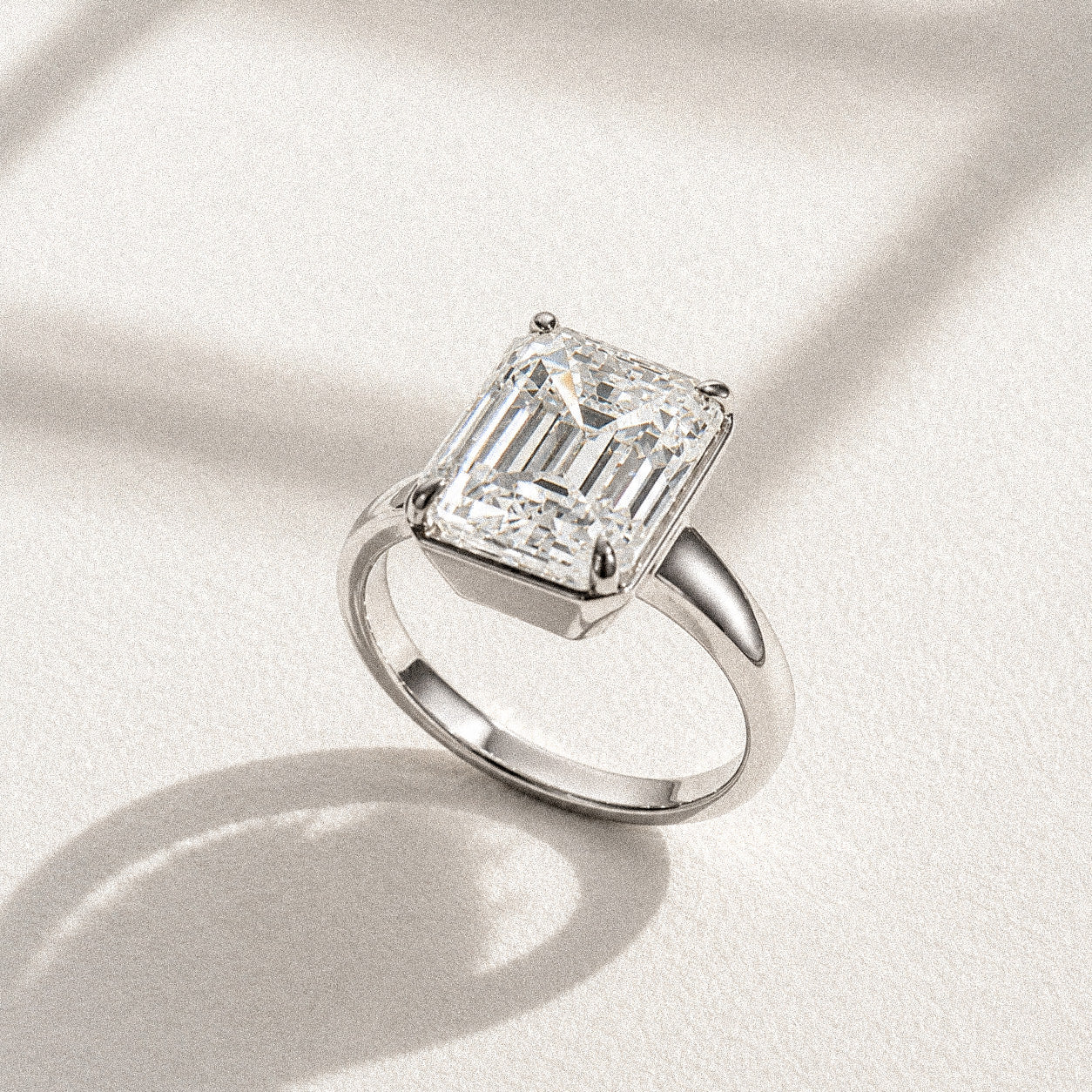 Still Light Cushion Bezel Ring
