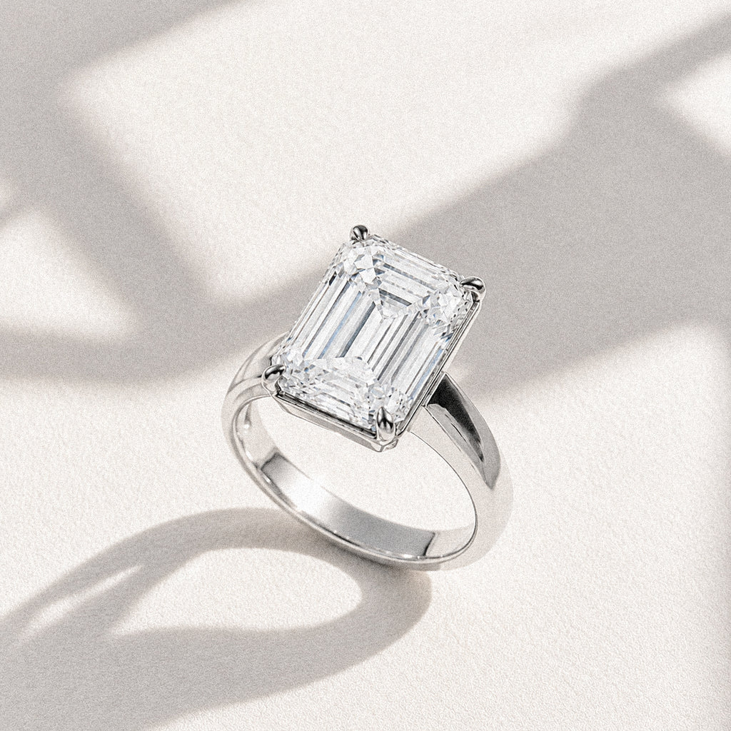 Still Light Cushion Bezel Ring