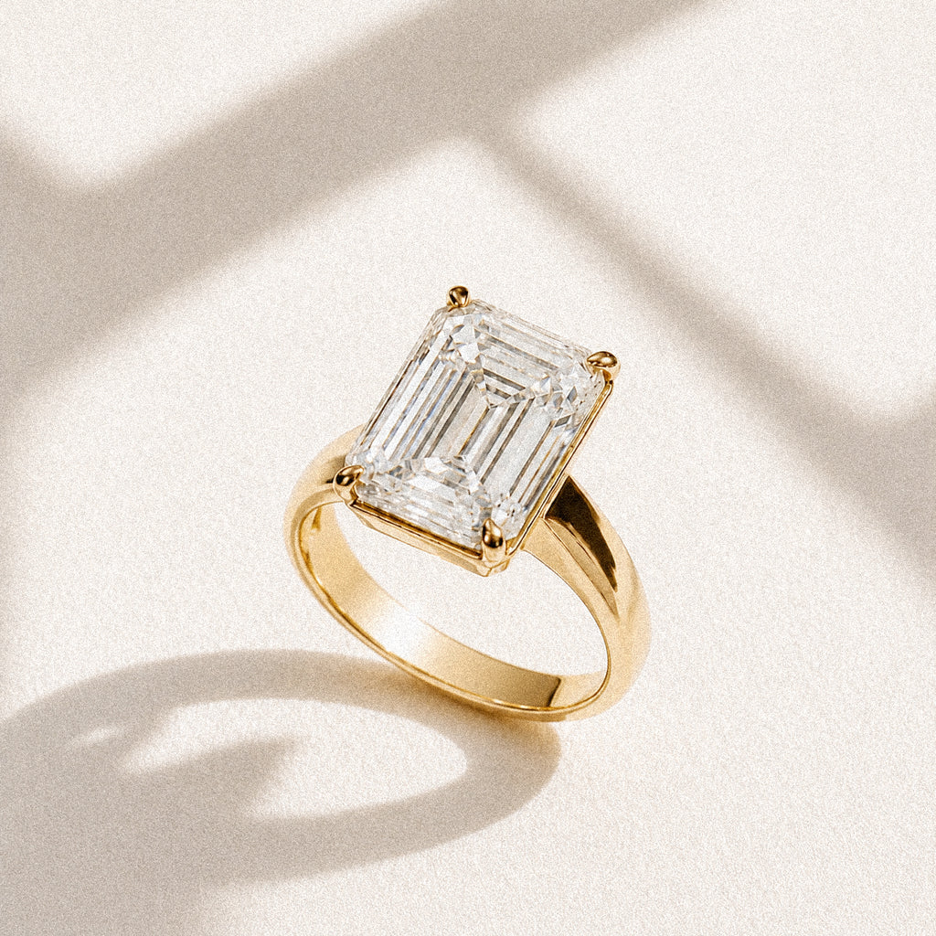 Still Light Cushion Bezel Ring