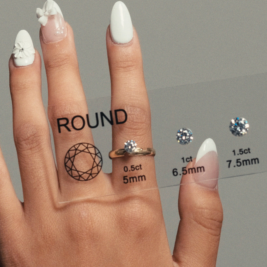 First Promise Round Cut Ring (Pave or Minimalism Band)